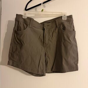 Prana Women's Army Green Cargo Shorts